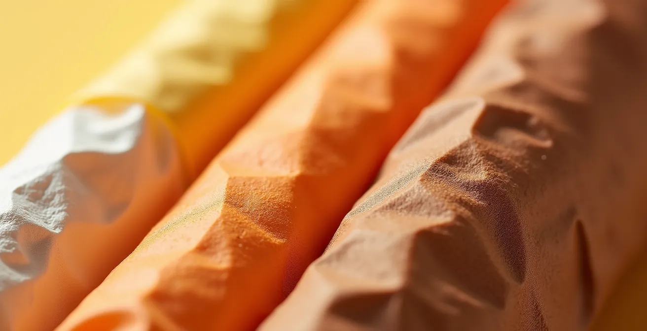 Gros plan sur l'analyse comparative d'étiquettes alimentaires révélant la présence d'additifs