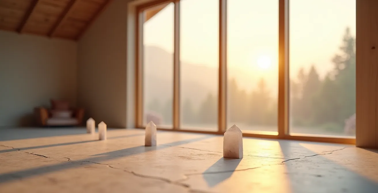 Représentation visuelle du cycle journalier de prise de magnésium avec une horloge naturelle symbolisant le matin et le soir.